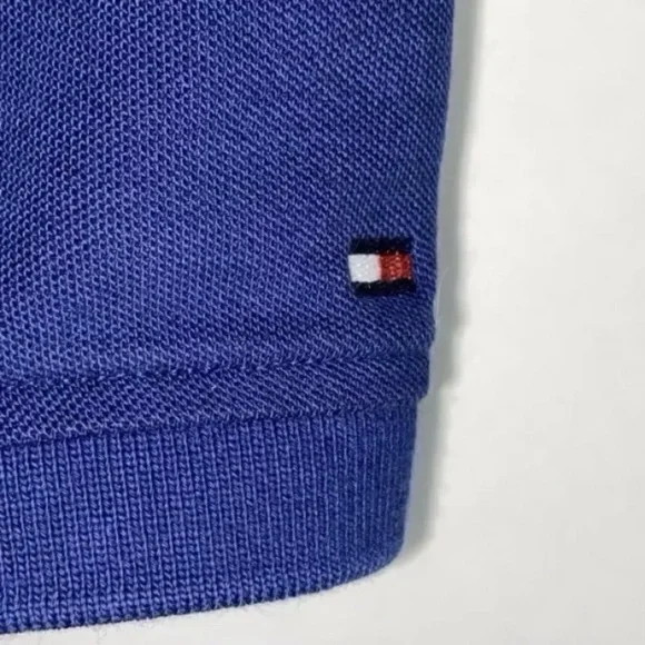 Tommy Hilfiger Men's Short Sleeve Colorblock Knit Polo Hilfiger Collar Size M - Picture 6 of 12